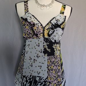 B-Wear pattern dressy tank